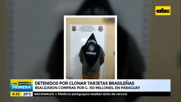 Detenidos por clonar tarjetas brasileñas - ABC Noticias - ABC Color
