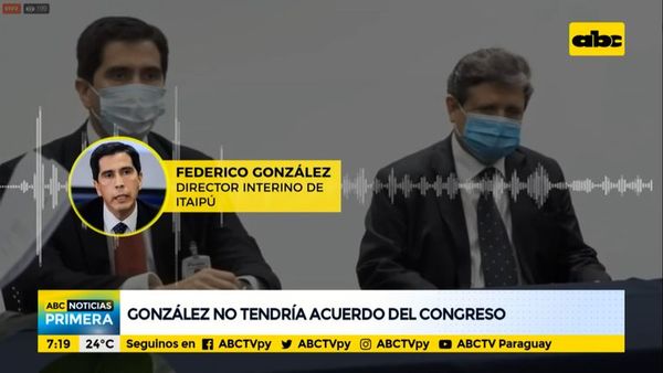 Euclides Acevedo queda al frente de las negociaciones de Itaipú, según Federico González - ABC Noticias - ABC Color