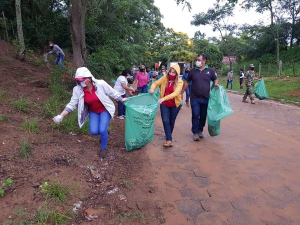 Con minga, conmemoran Día Mundial del Medio Ambiente en Coratei, distrito de Ayolas