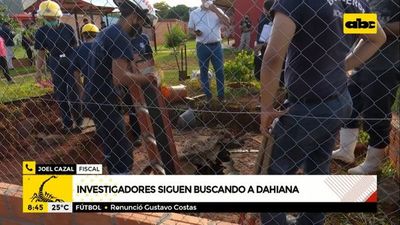 Investigadores siguen buscando a Dahiana - ABC Noticias - ABC Color
