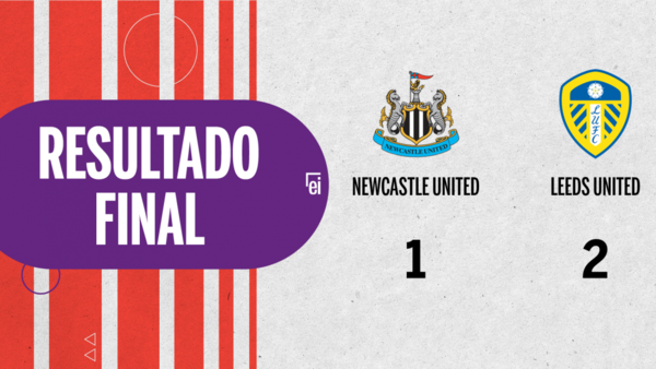 A Leeds United le alcanzó con un gol para vencer por 2 a 1 a Newcastle United