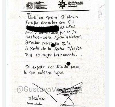 Denuncian a funcionario de Yacyretá por falsificar reposos