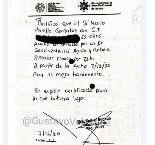 Denuncian a funcionario de Yacyretá por falsificar reposos