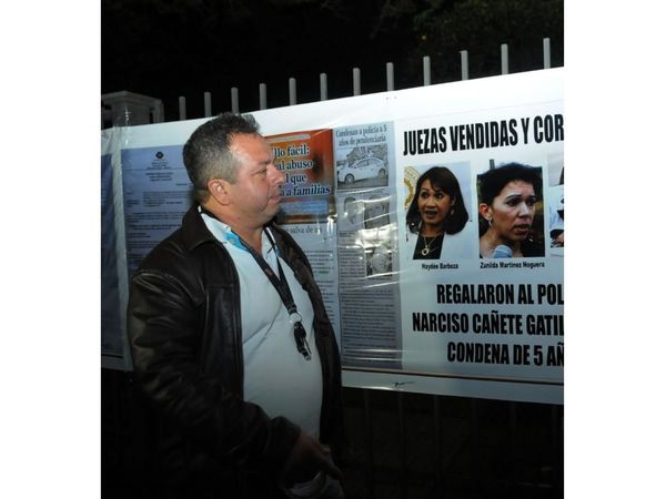 Claman por ayuda del Estado para víctima de policía gatillo fácil