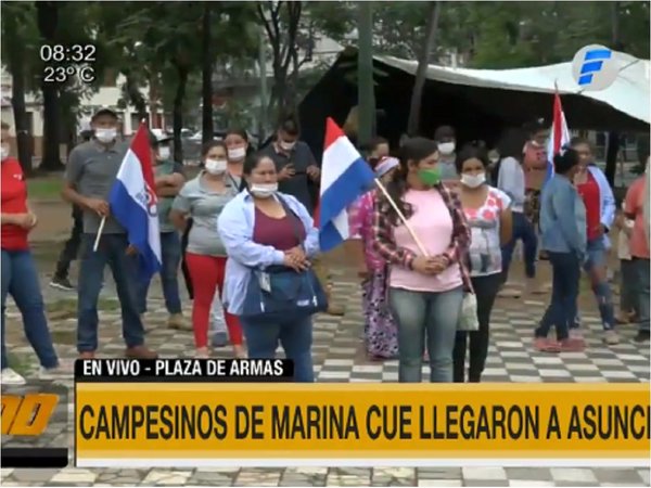 Campesinos se movilizan tras veto a ley de Marina Cué