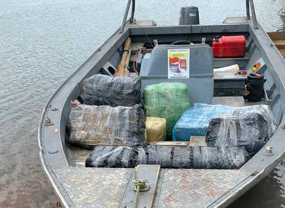 Mercaderías argentinas de contrabando son incautadas a orillas del rio Paraná