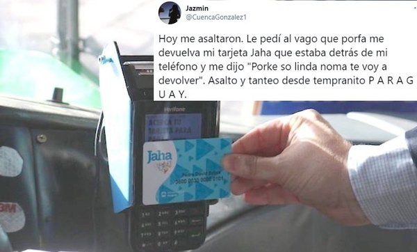 Crónica / Asaltó a una yiyi, pero le devolvió su tarjeta Jaha “por ser linda”