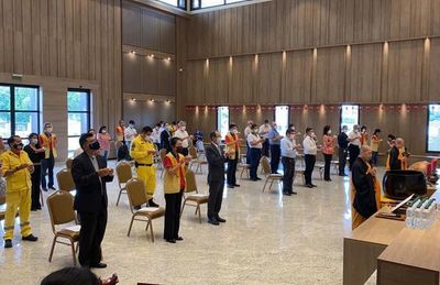 Ofician ceremonia en templo budista en homenaje al aniversario de CDE   - ABC en el Este - ABC Color