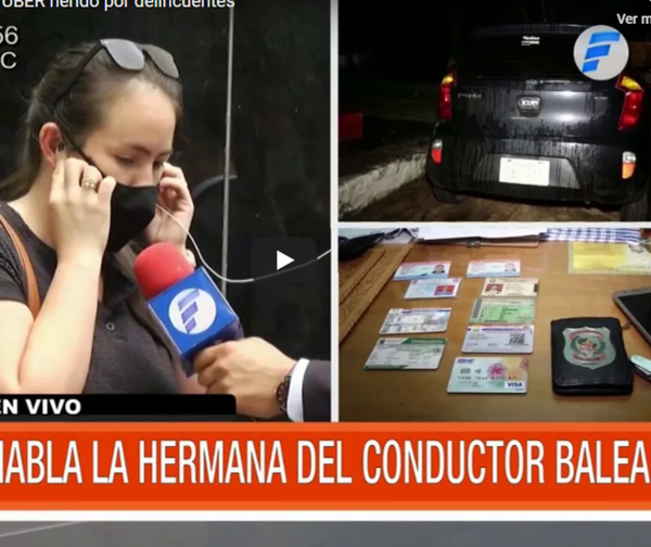 Habló la hermana del conductor herido por delincuentes