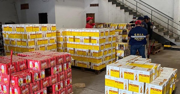 La Nación / Contrabando en San Lorenzo: incautan millonario cargamento de cervezas