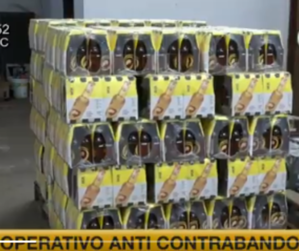 Operativo anticontrabando: Incautan 2.400 packs de cerveza en San Lorenzo