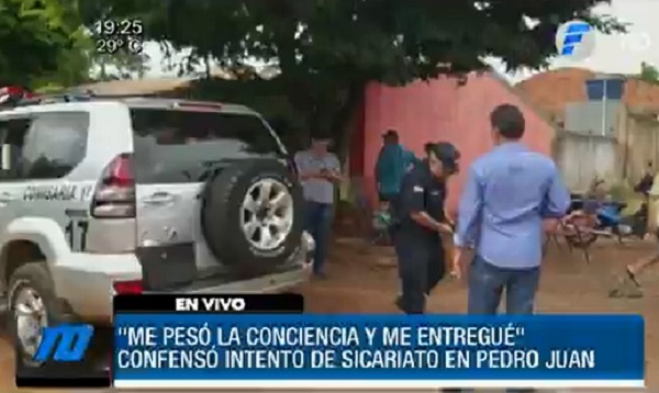 Sicario arrepentido confiesa y se entrega