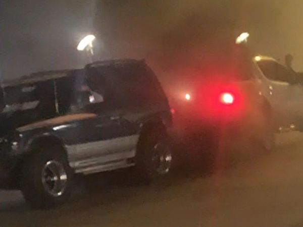 Okairo Toretto: hicieron competencia de sus camionetazas y terminaron en el corralón