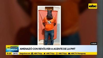 Detenido por amenazar con revólver a agente de la PMT - ABC Noticias - ABC Color