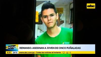 Asesinan de cinco puñaladas a un joven en Remanso - ABC Noticias - ABC Color