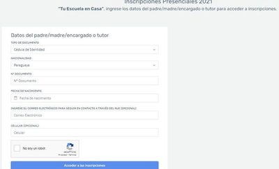 MEC habilitó la plataforma de inscripción a clases