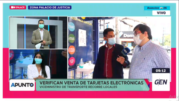 HOY / Pedro Britos encabeza fiscalización de puntos de ventas de las tarjetas del pasaje electrónico