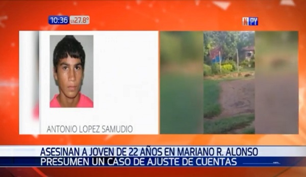 Revelan imágenes de crimen de joven en Mariano