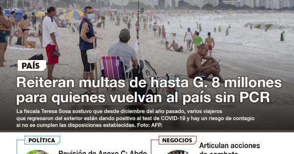 La Nación / LN PM: Las noticias más relevantes de la siesta del 28 de enero