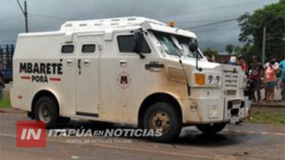 ASALTARON A BALAZOS UN CAMIÓN DE CAUDALES EN JUAN E. O’LEARY