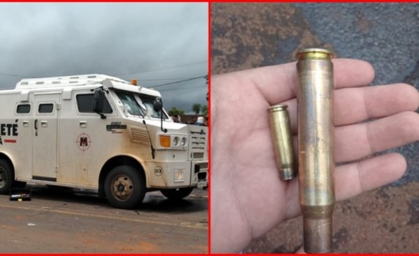 Millonario asalto a camión transportador de caudales en O´leary