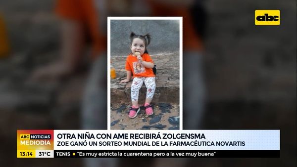 Zoe, otra niña con AME que recibirá el Zolgensma - ABC Noticias - ABC Color