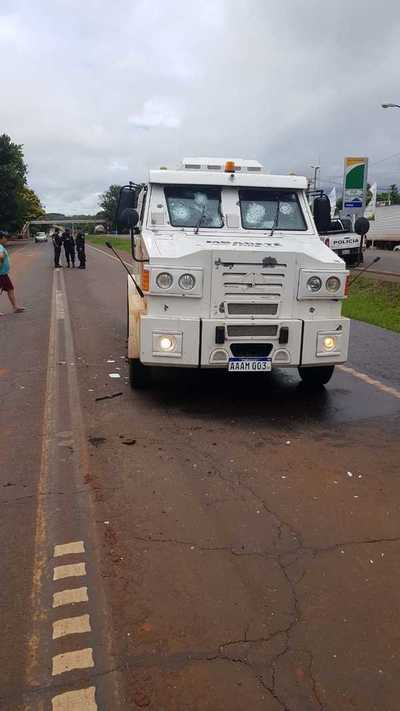 Asaltan un transporte de caudales en Oleary