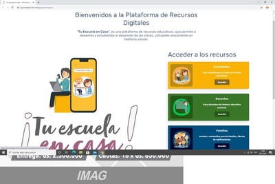 MEC habilita plataforma para que padres comuniquen retorno de sus hijos a clases