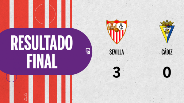 Triunfo de Sevilla ante Cádiz con hat-trick de Youssef En Nesyri
