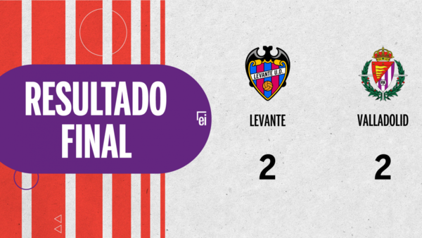 Levante y Valladolid sellaron un empate a dos