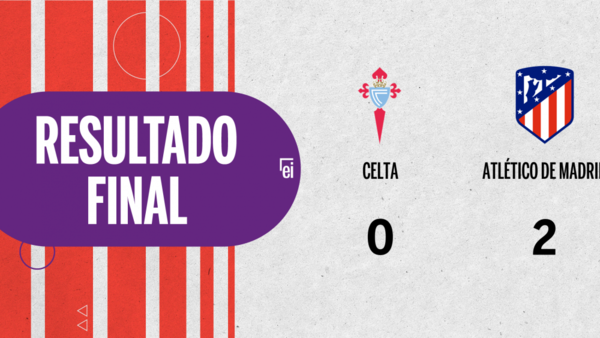 Atlético de Madrid fue superior y venció por dos a Celta en el Estadio de Balaídos
