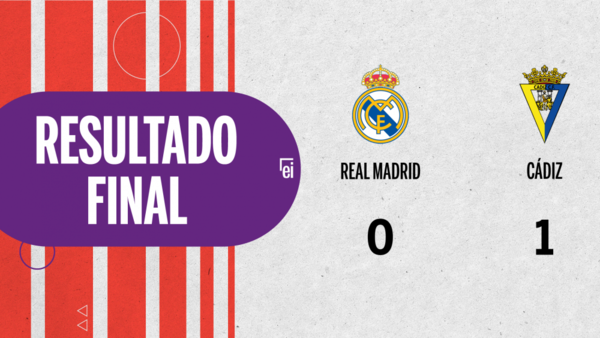 Cádiz derrotó a Real Madrid 1 a 0