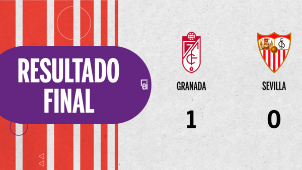 Con lo justo, Granada venció a Sevilla 1 a 0 en el estadio Nuevo de Los Cármenes