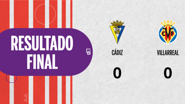 Sin goles, Cádiz y Villarreal igualaron el partido