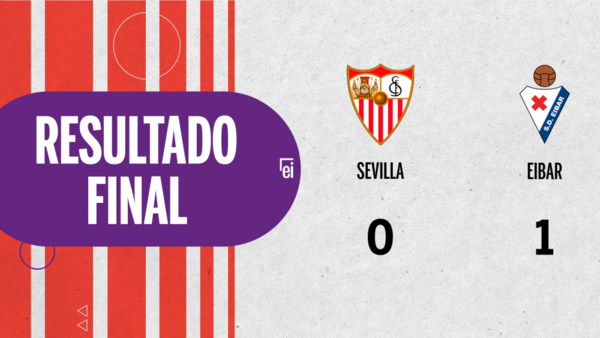 Eibar derrotó con lo justo a Sevilla en su casa