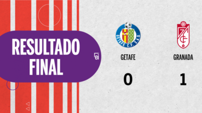 Por la mínima diferencia, Granada se quedó con la victoria ante Getafe en el estadio Coliseum Alfonso Pérez