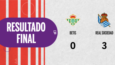 Con 3 goles, Real Sociedad humilló a Betis en su casa