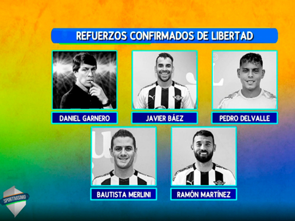 Los refuerzos confirmados de Olimpia, Cerro, Libertad y Guaraní