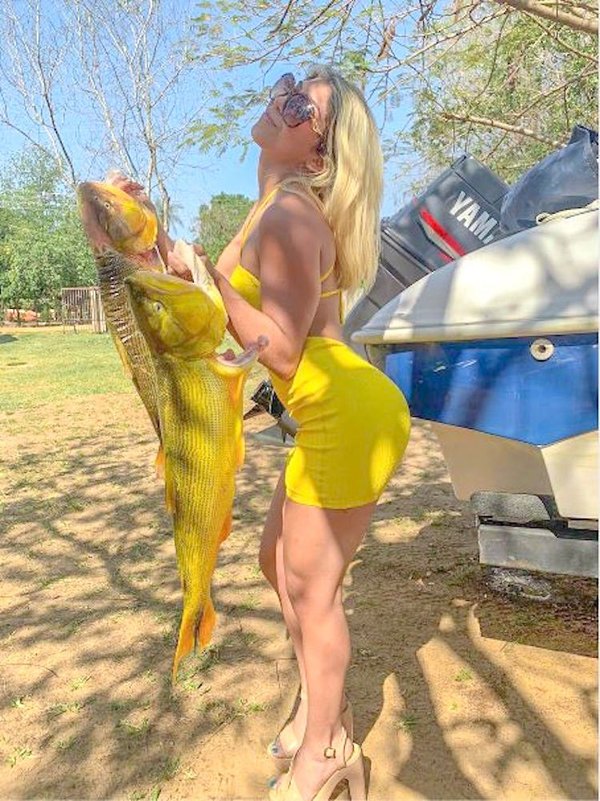 Crónica / ¡Ella es la pescadora más sexy del Paraguay!