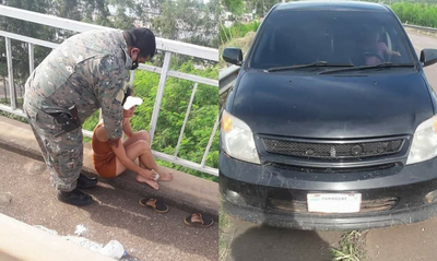 Policía evitó que una mujer se suicide frente a su hija - Noticiero Paraguay