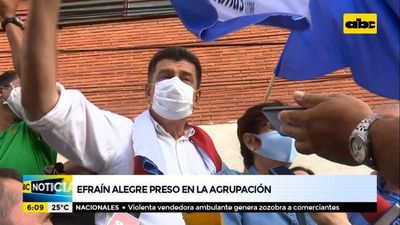 Efraín Alegre, preso en la Agrupación Especializada - ABC Noticias - ABC Color
