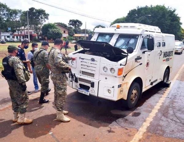 Bandidos dan bienvenida a Giuzzio con millonario asalto a transportador de caudales sobre ruta PY02