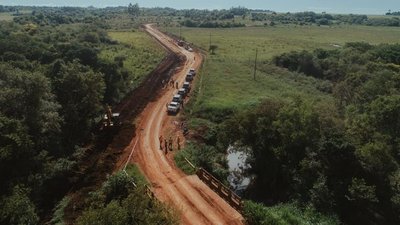 Mejoramiento vial en Itapúa ahorrará la mitad del trayecto entre General Artigas y Fram | .::Agencia IP::.