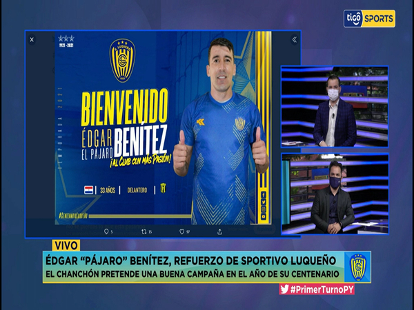 Édgar Benítez, en contacto con Primer Turno