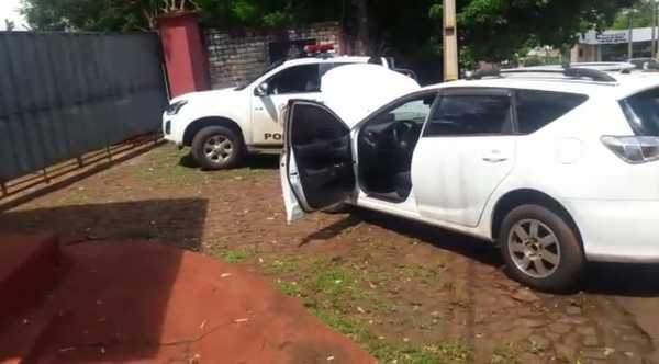 Carnean vehículo de taxista en depósito de la Fiscalía de Ciudad del Este