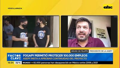 Fogapy permitió proteger 100.000 empleos - Factor Clave - ABC Color