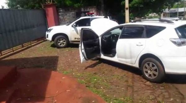 Carnean vehículo de taxista en depósito de la Fiscalía de Ciudad del Este