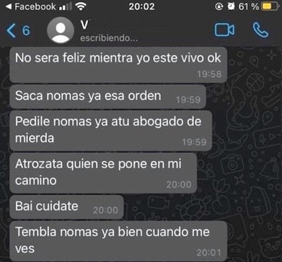 Crónica / Una joven denuncia acoso a full de su ex