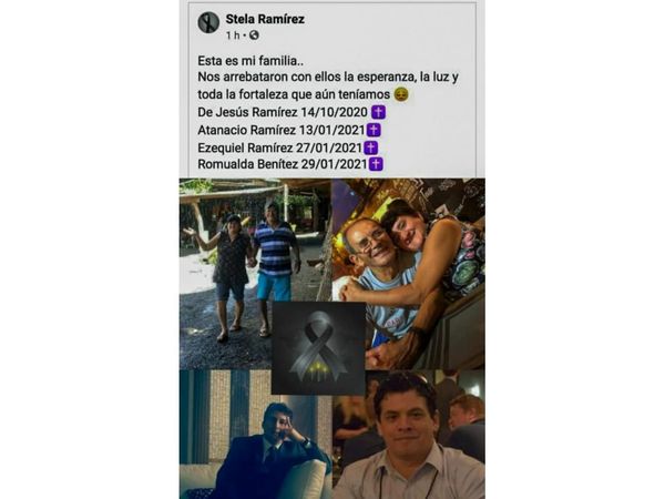 Cuatro miembros de una familia mueren por Covid