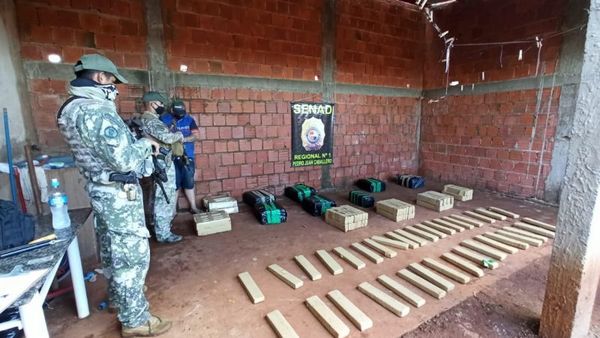 SENAD incauta 367 kilos de supuesta marihuana prensada